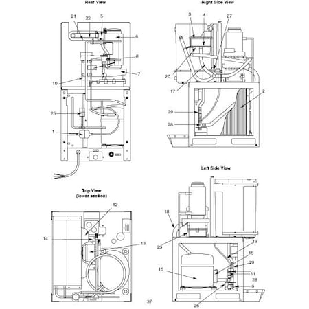 Follett Overload, Compressor Cr4 00A/W PI502897